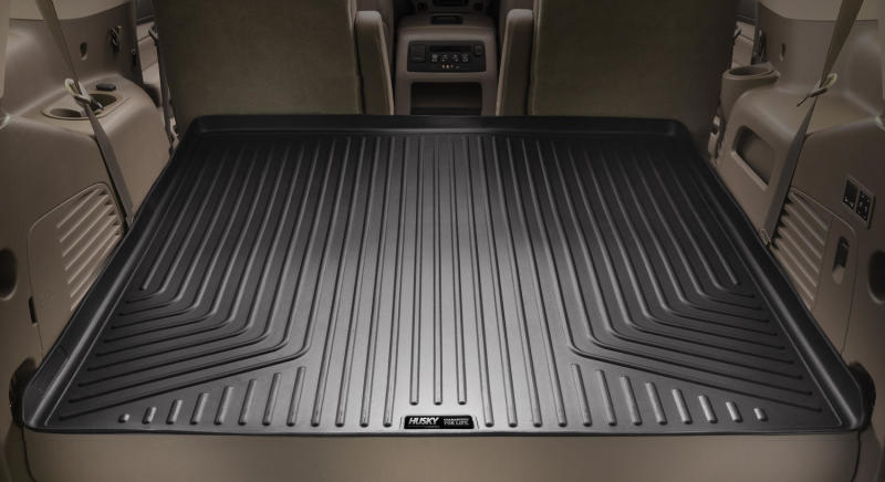 Doublure de coffre arrière noire Husky Liners 10-12 pour Toyota 4Runner WeatherBeater (3e rangée pliée)