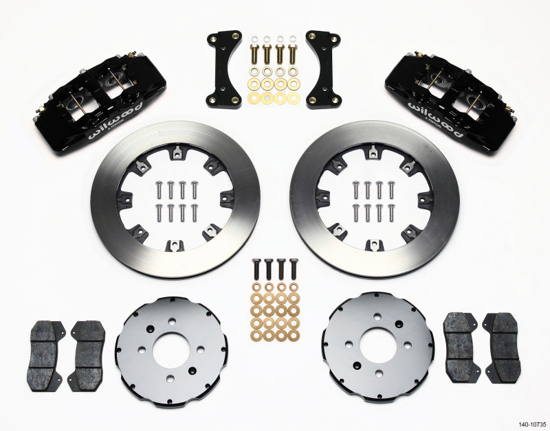 Kit de chapeau avant Wilwood Dynapro 6 12,19 pouces 94-01 Honda/Acura avec disque de 262 mm