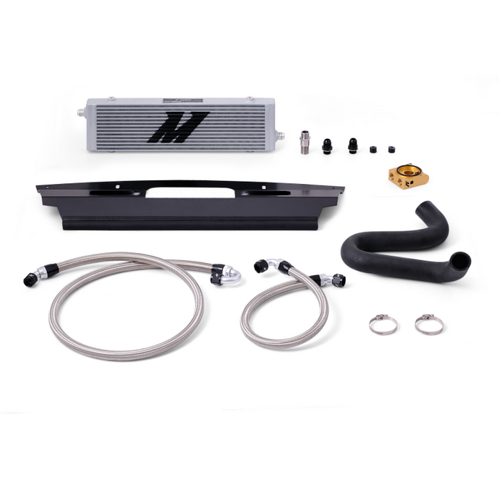 Kit de refroidisseur d'huile thermostatique Mishimoto pour Ford Mustang GT 2015+ - Argent