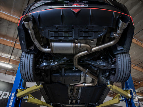 aFe Takeda Hyundai Elantra N 22-23 L4-2.0L (t) 3 pouces 304 SS Cat-Back échappement avec embouts noirs
