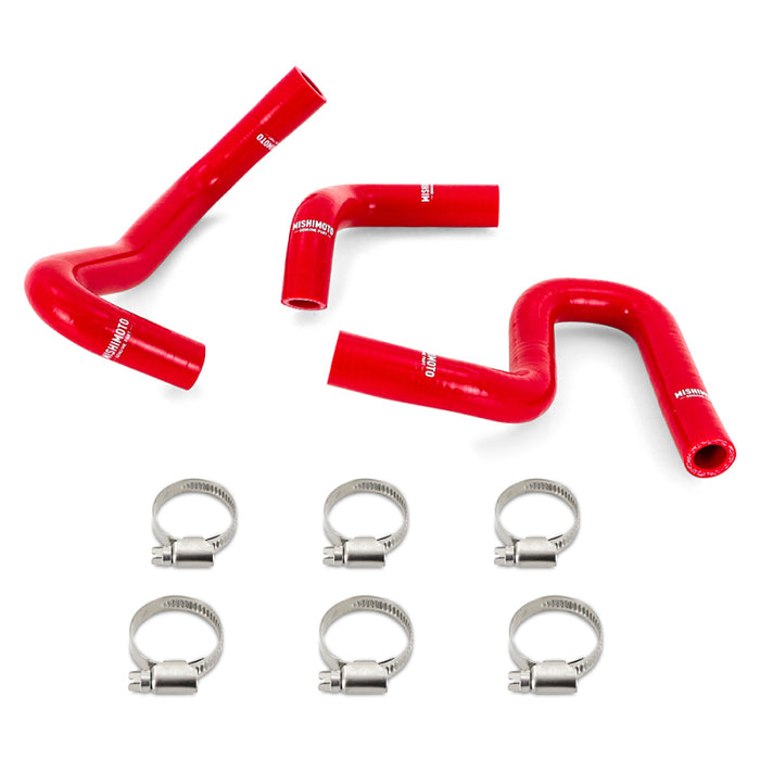 Kit de durites de chauffage en silicone Mishimoto 96-02 4Runner 3,4 L (sans chauffage arrière) rouge