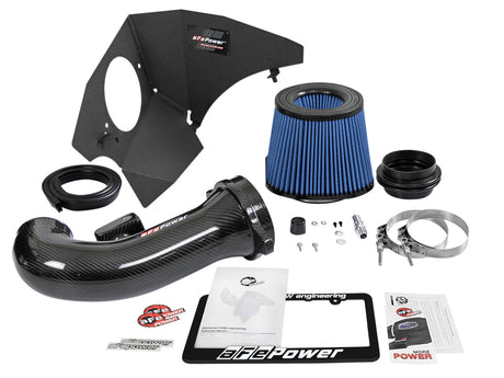 aFe Track Series Carbon Fiber Pro 5R AIS - Chevrolet Camaro SS 16-19 V8-6.2L