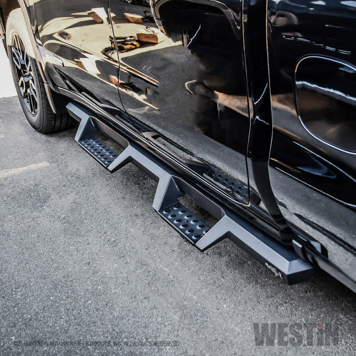 Marchepieds Westin 19-20 Chevrolet Silverado / GMC Sierra 1500 Double Cab HDX Drop Nerf - Noir texturé