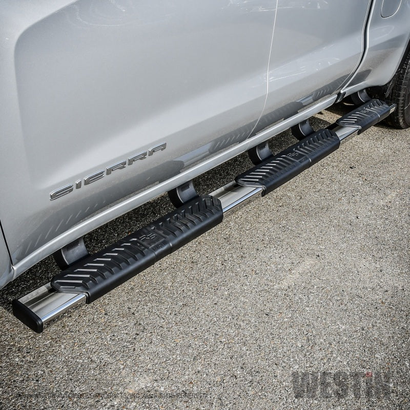 Marchepieds modulaires Nerf R5 Westin 2019 pour Chevrolet Silverado/Sierra 1500 Crew Cab (5,5 pi) - SS