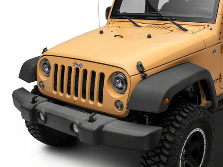 Phares à DEL Raxiom 07-18 Jeep Wrangler JK Axial Series 7 pouces Dragon Eye - Boîtier noir (lentille transparente)