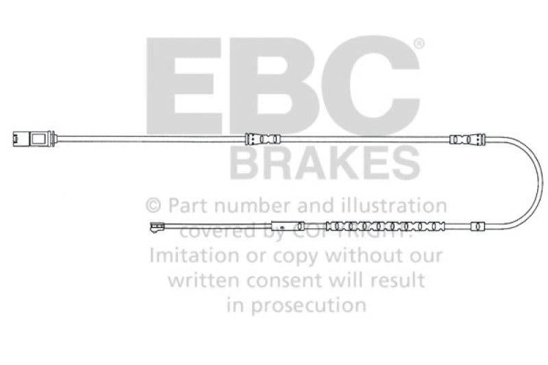 Câbles d'usure avant EBC 2010-2011 BMW 528 3.0L (F10)