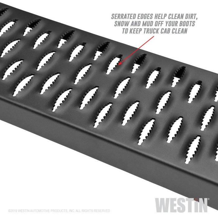 Marchepieds Westin Grate Steps 68 po – Noir texturé