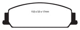 EBC 08-10 Pontiac G8 3.6 Yellowstuff Front Brake Pads