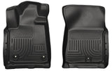Revêtements de sol noirs Husky Liners 2012 pour Toyota Tundra/Sequoia WeatherBeater