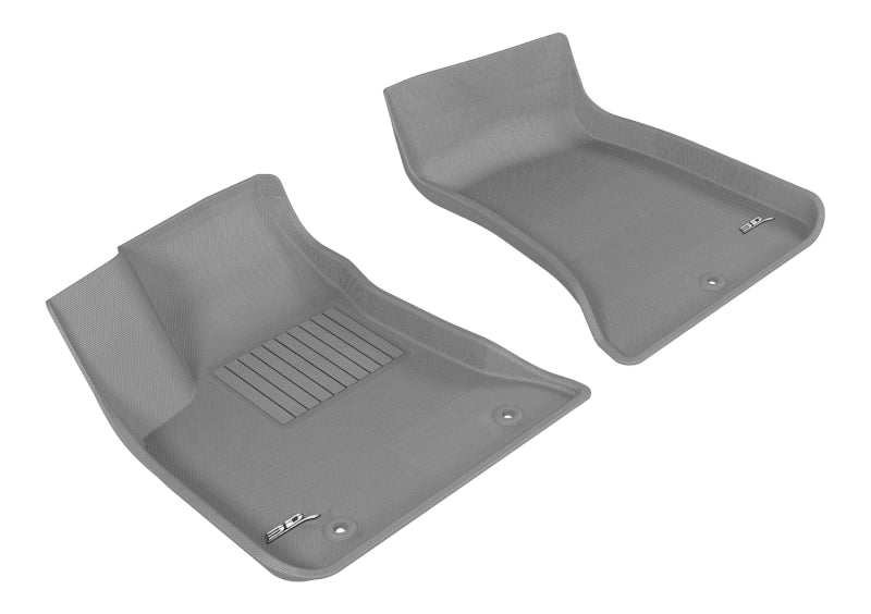 Tapis de sol 3D MAXpider 2011-2020 Dodge/Chrysler Charger Rwd/300/300C Rwd Kagu 1ère rangée - Gris