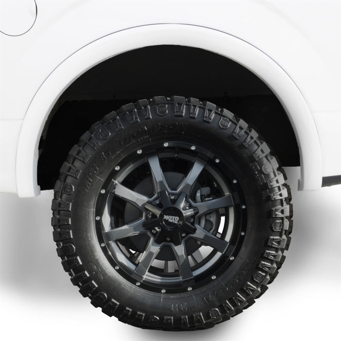 Élargisseurs de style OE Bushwacker 18-20 Ford F-150 4 pièces - Blanc Oxford