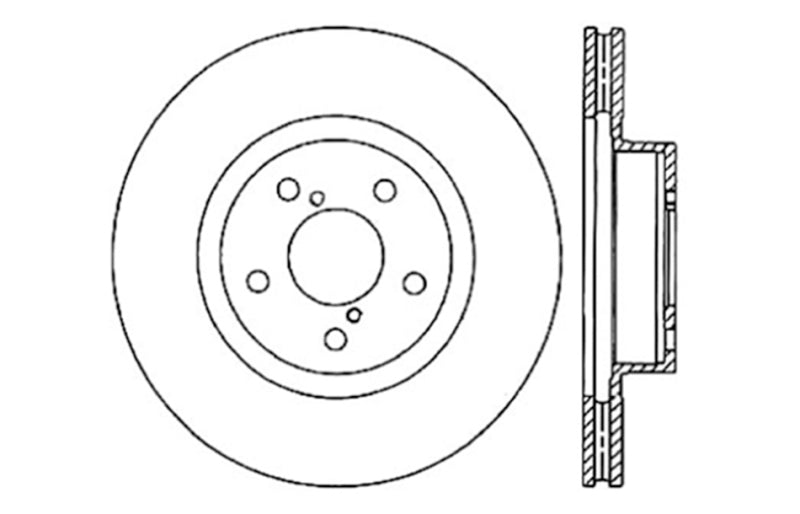 Disque de frein cryogénique sport percé StopTech