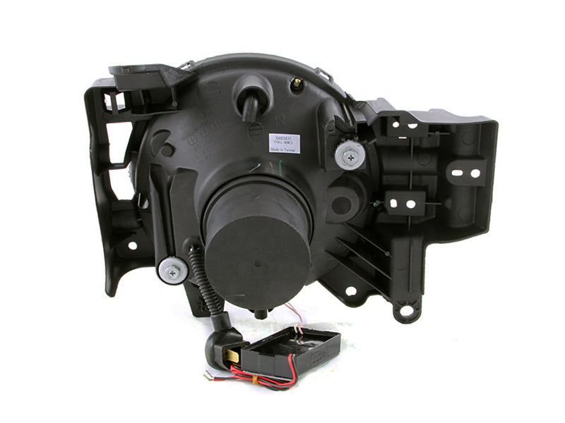 Phares de projecteur ANZO 2007-2013 Toyota Fj Cruiser avec halo chromé