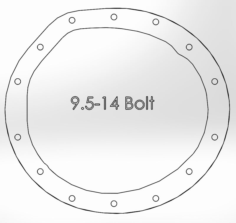 Couvercle de différentiel arrière aFe Power Pro Series noir avec ailettes usinées 99-13 GM Trucks (GM 9.5-14)