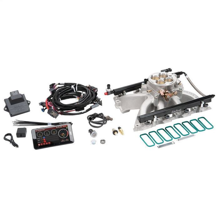 Système Edelbrock Pro Flo 4 EFI Seq Port LS Gen III/IV Victor Jr Cath Port 475 CV max. 29 lb/h