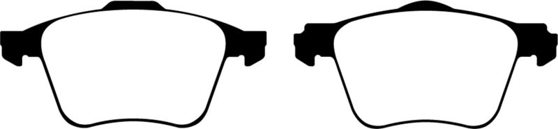 Plaquettes de frein avant EBC 03-09 Volvo XC90 2.9 Twin Turbo Yellowstuff