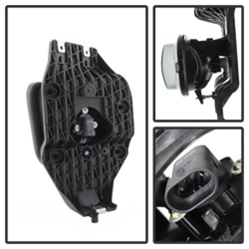 Feux antibrouillard Spyder Ford F250 F350 F450 F550 XLT 2011-2016 de style OEM avec interrupteur fumé FL-FF25011-SM