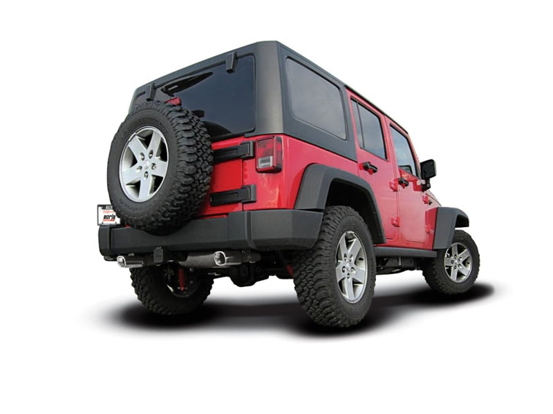 Échappement Borla 12-16 Jeep Wrangler 3.6L AT/MT 4WD Single Split Rr Exit Touring (section arrière uniquement)