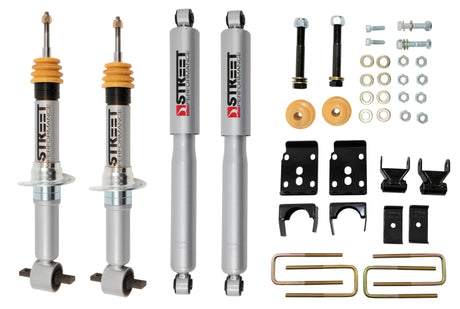 Kit inférieur avant 5 pouces arrière Belltech 2015+ Ford F-150 1-3 pouces avec amortisseurs SP