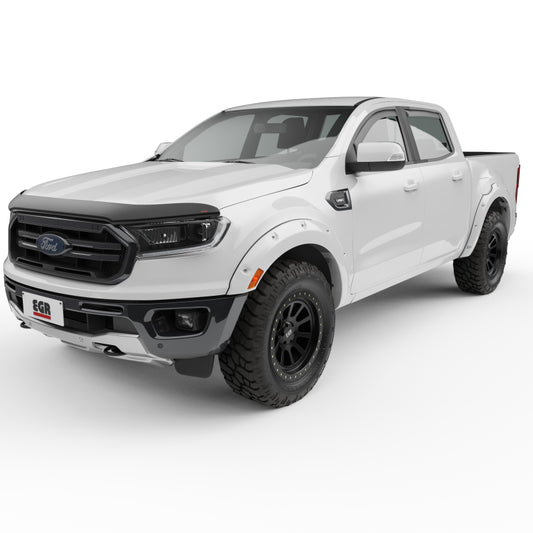 EGR 19-22 Ford Ranger Painted To Code Oxford Traditional Bolt-On Look Fender Flares White Set Of 4