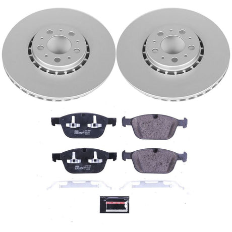 Kit de freins avant Euro-Stop Power Stop 03-14 Volvo XC90