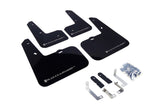 Bavette garde-boue Rally Armor 12-18 Hyundai Veloster noire UR avec logo argenté