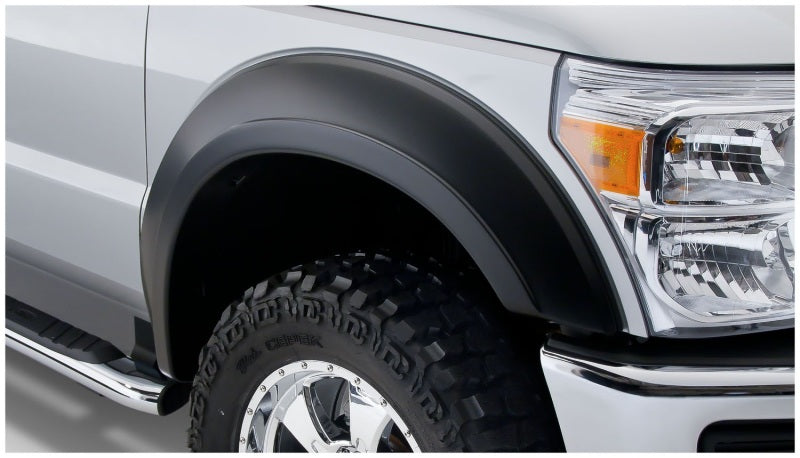 Bushwacker 11-16 Ford F-350 Super Duty Styleside Extend-A-Fender Style Flares 4 pièces - Noir