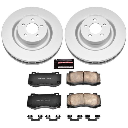 Power Stop 05-10 Chrysler 300 Front Z17 Evolution Geomet Coated Brake Kit