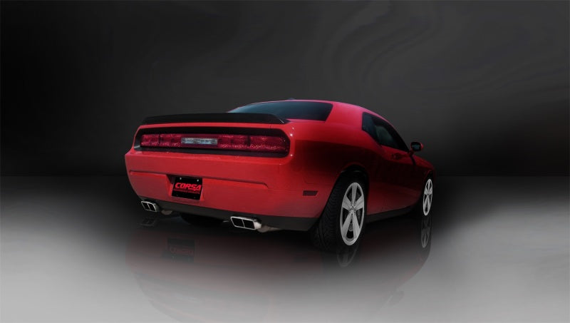 Échappement arrière Xtreme poli automatique pour Dodge Challenger R/T 5,7 L V8 Corsa 09-10
