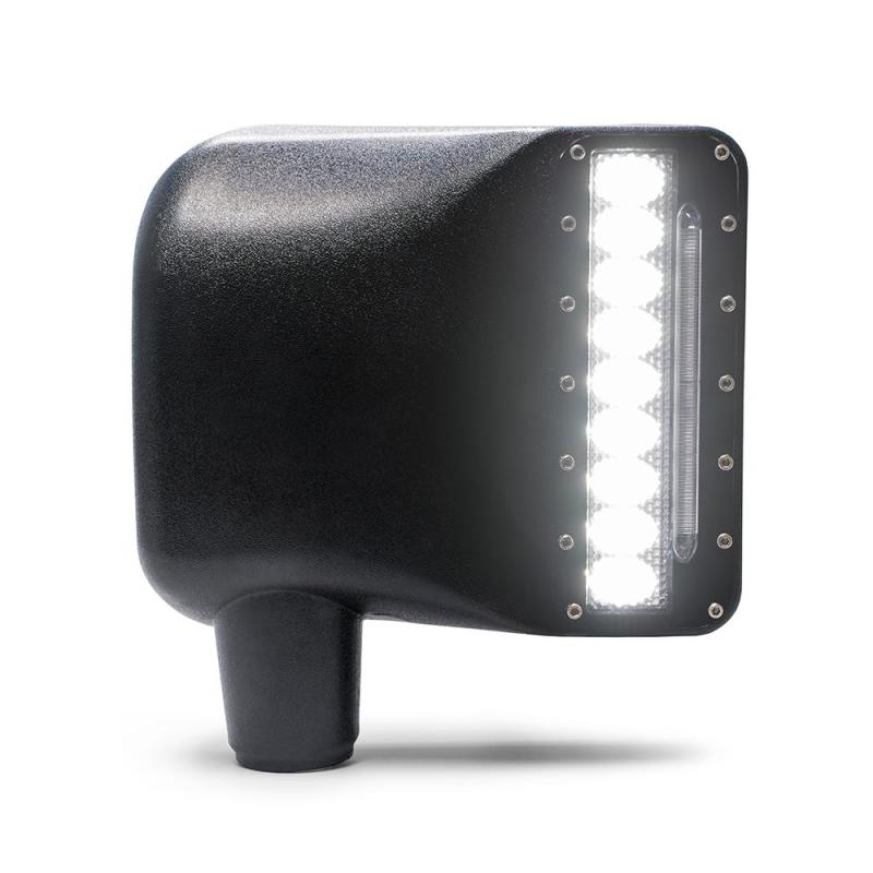 Boîtier de rétroviseur LED DV8 Offroad 07-18 Jeep Wrangler JK avec option de clignotant