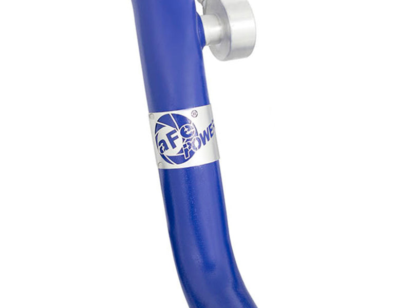 Tube de refroidisseur intermédiaire aFe Bladerunner - Bleu côté chaud/froid 15-16 Ford Mustang EcoBoost L4-2.3L (t)