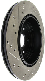 Disque de frein sport rainuré et percé StopTech 08+ Subaru STI (ne convient pas aux modèles 05-07)