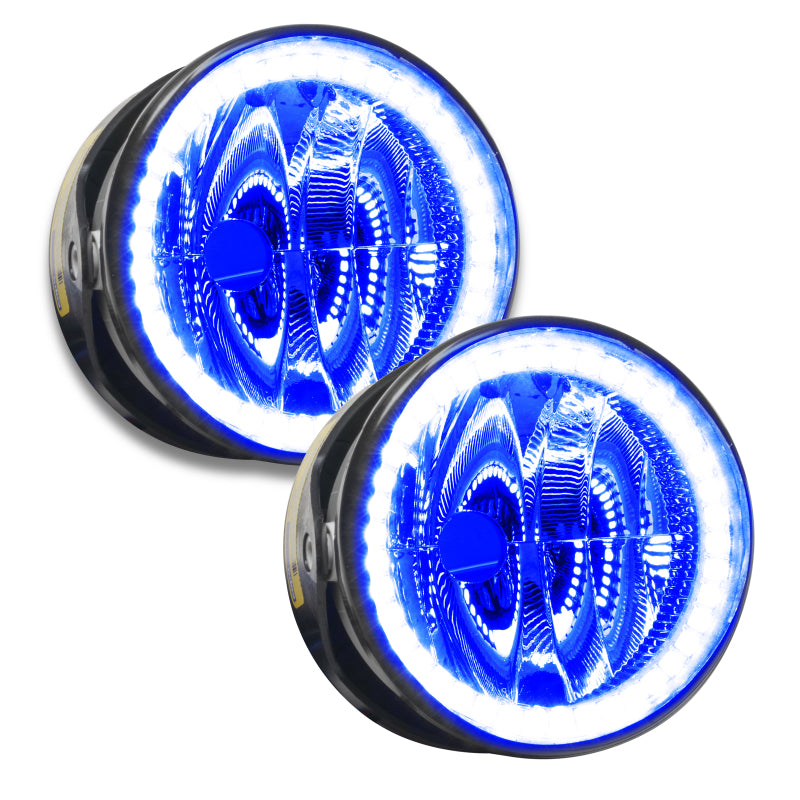 Oracle Lighting 03-04 Lincoln Navigator Pre-Assembled LED Halo Fog Lights -Blue SEE WARRANTY