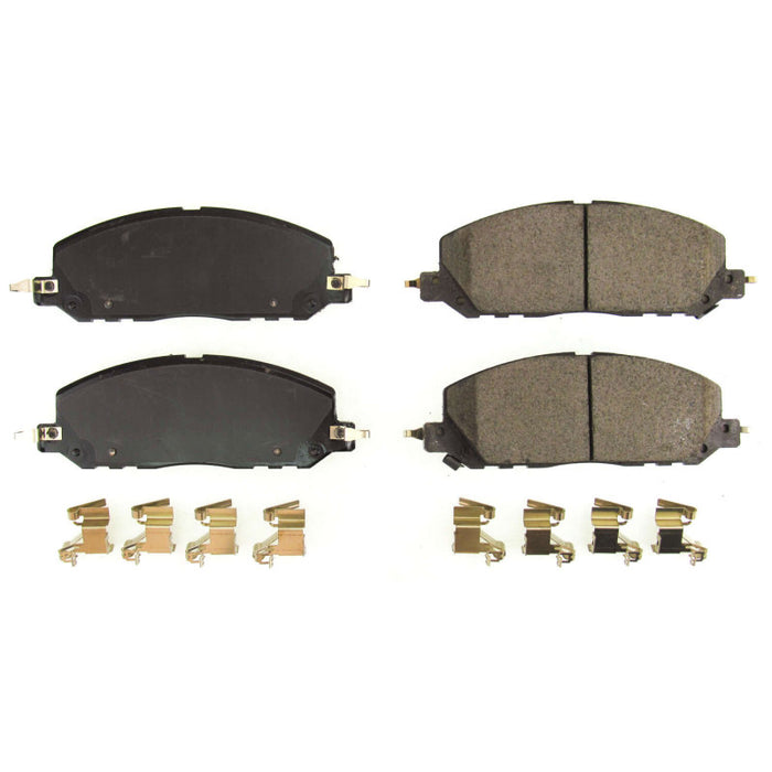 Plaquettes de frein avant Power Stop 20-21 en céramique pour Ford Explorer Z17 Evolution avec matériel