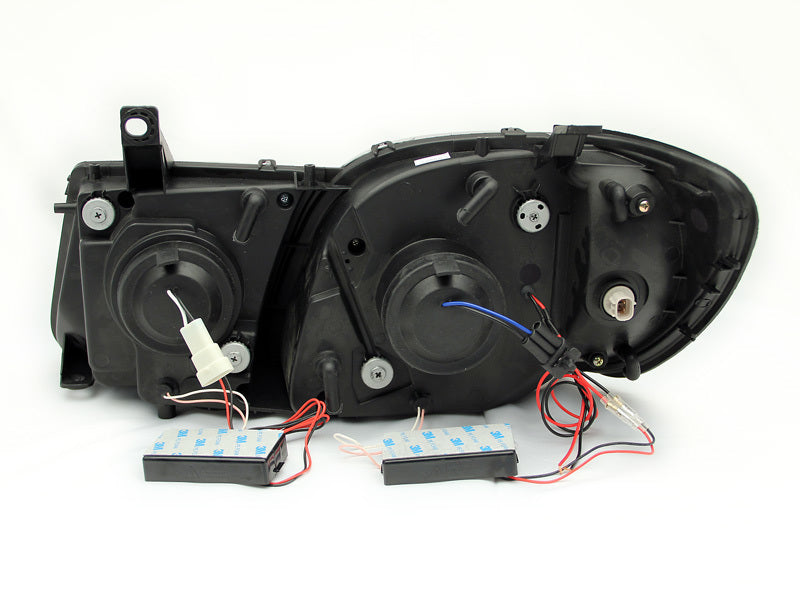 Phares de projecteur ANZO 1998-2007 Lexus Lx470 avec halo chromé (CCFL)