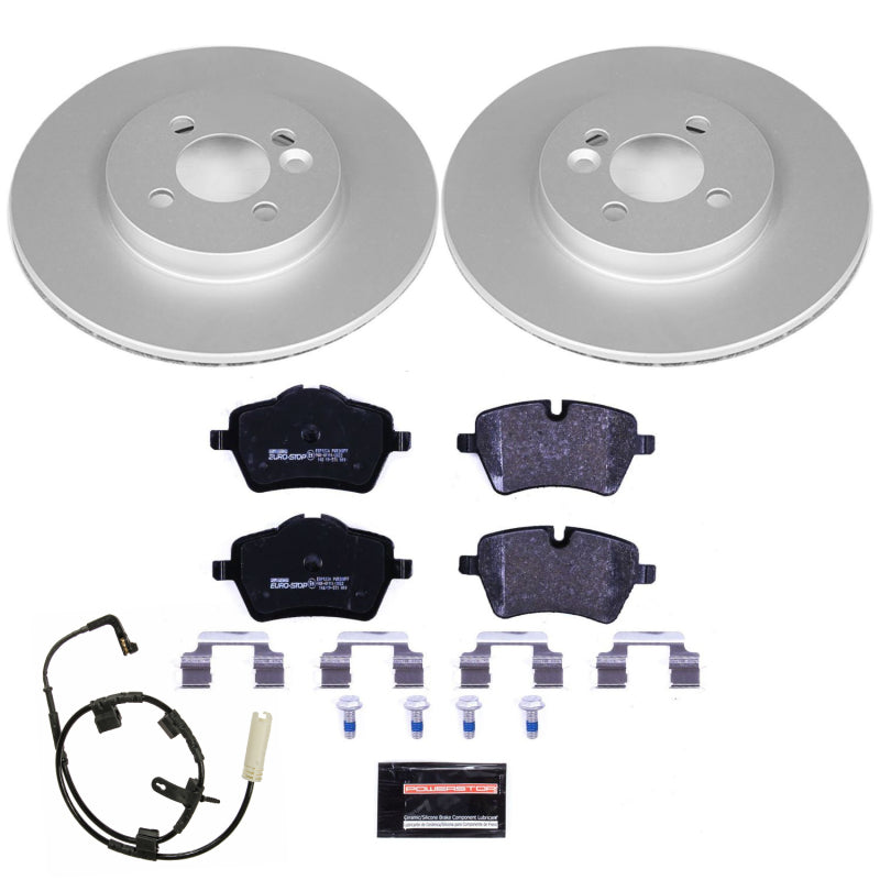 Kit de freins avant Euro-Stop Power Stop 07-10 Mini Cooper