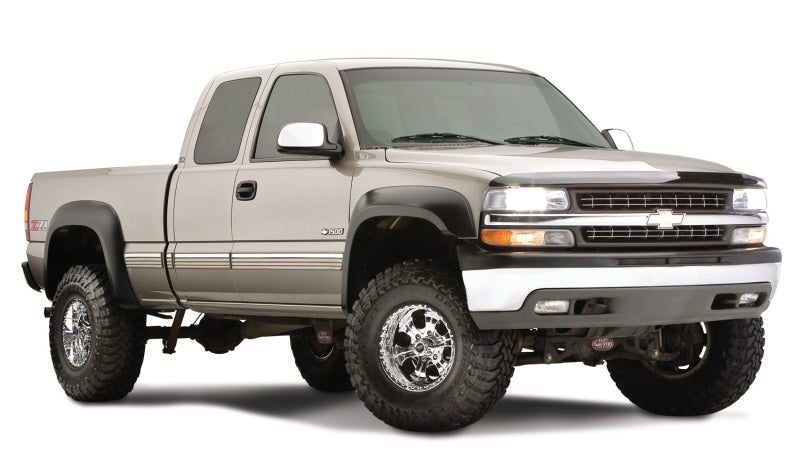 Bushwacker 07-07 Chevy Silverado 1500 Classic Fleetside Extend-A-Fender Style Flares 4 pièces - Noir