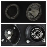 Phares de projecteur Spyder GMC Sierra 1500/2500 07-13 LED Halo- LED Blk Smke PRO-YD-GS07-HL-BSM