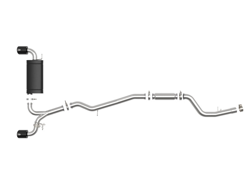 Échappement arrière du catalyseur aFe 2020 Toyota Supra L6-3.0L (t)