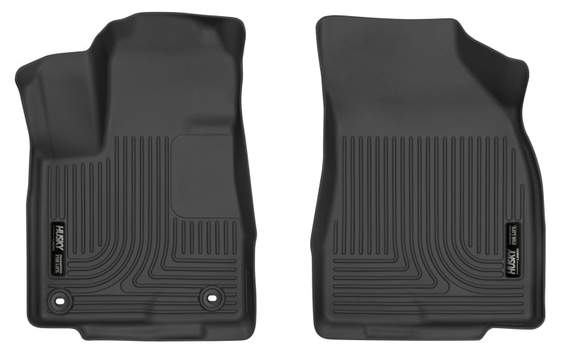 Revêtements de sol avant noirs Husky Liners 14-18 pour Toyota Highlander X-Act Contour