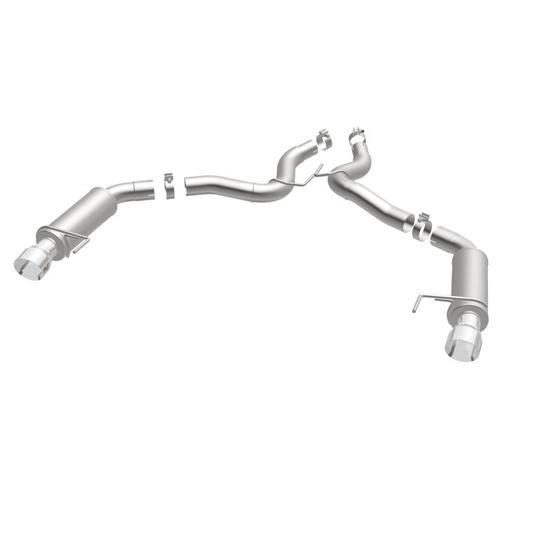 Essieu arrière MagnaFlow, SS, 3 po, compétition, embout poli double division de 4,5 po, Ford Mustang GT V8 5.0 2015