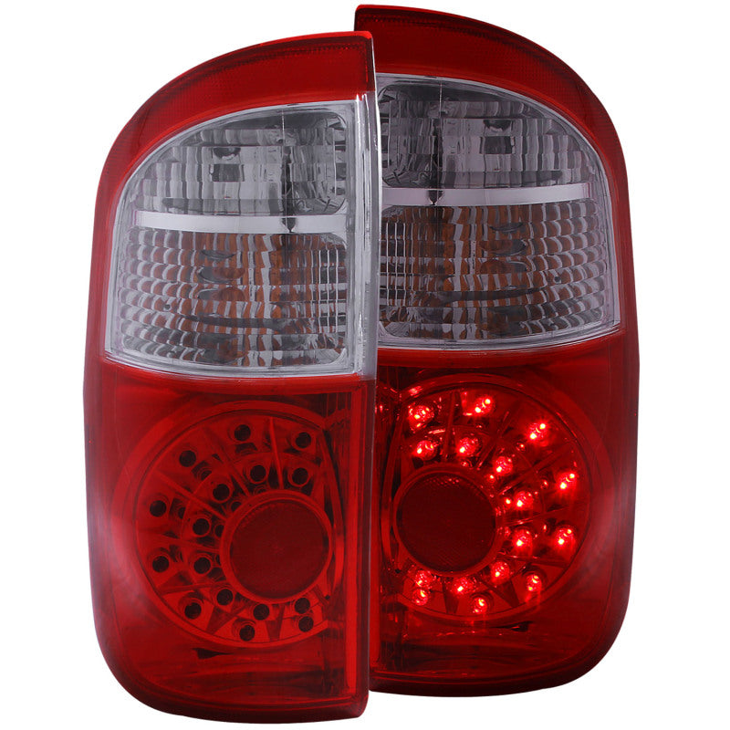 Feux arrière à LED ANZO 2004-2006 Toyota Tundra Rouge/Clair