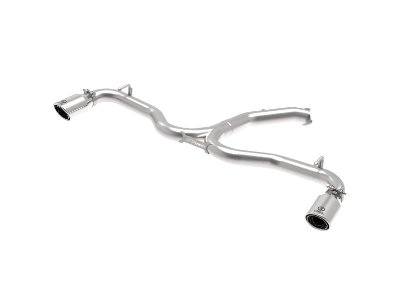 Échappement arrière SS Takeda 3 po-2,5 po aFe avec embouts polis Hyundai Elantra GT Sport I4-1,6 L (t) 2018