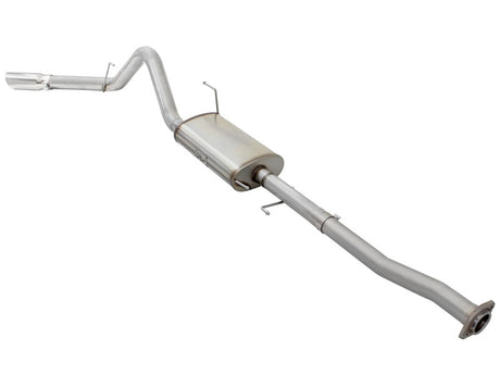 aFe MACHForce XP SS Exhaust 3in to 3.5in Cat-Back w/ Polished Tip 15 Ford F-150 EcoBoost V6 2.7/3.5L
