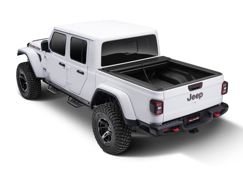 Couvre-caisse rétractable Roll-N-Lock pour Jeep Gladiator 2020 avec caisse de 5 pieds (avec système Trail Rail) Série M