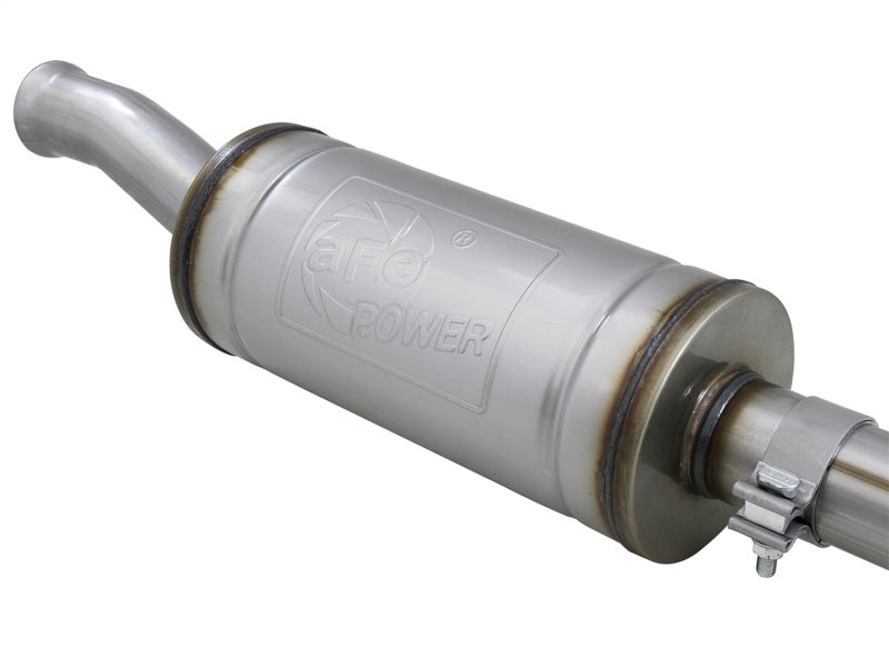 Système d'échappement Cat-Back aFe Rebel Series 2,5 pouces 409 SS avec embouts noirs Jeep Wrangler (JL) 2018 V6 3,6 L