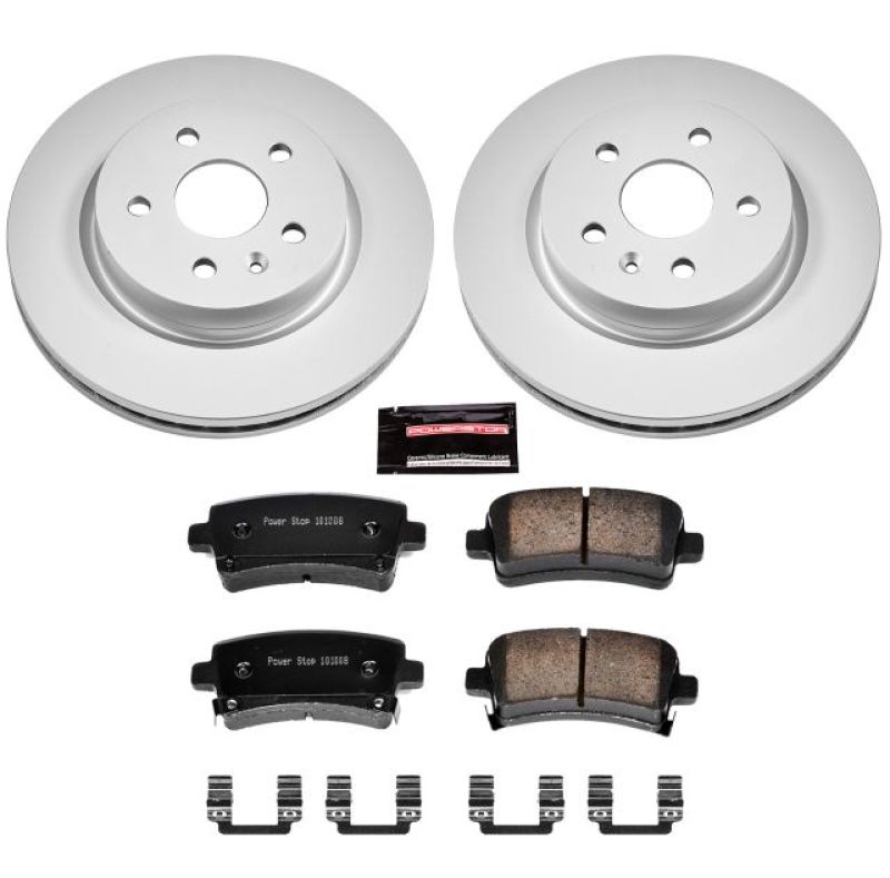 Kit de freins arrière Power Stop 2010 Buick Allure Z17 Evolution Geomet avec revêtement