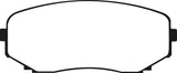 Plaquettes de frein avant EBC Greenstuff pour Ford Edge 2.0 Turbo 11-14