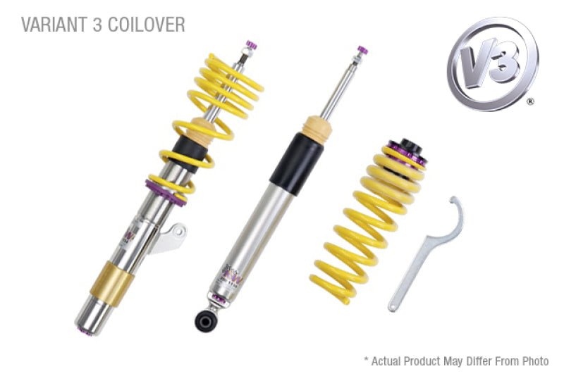 Kit de suspension à ressorts KW V3 Mercedes Classe C (W205) Coupé / Berline 4MATIC (AWD) sans EDC