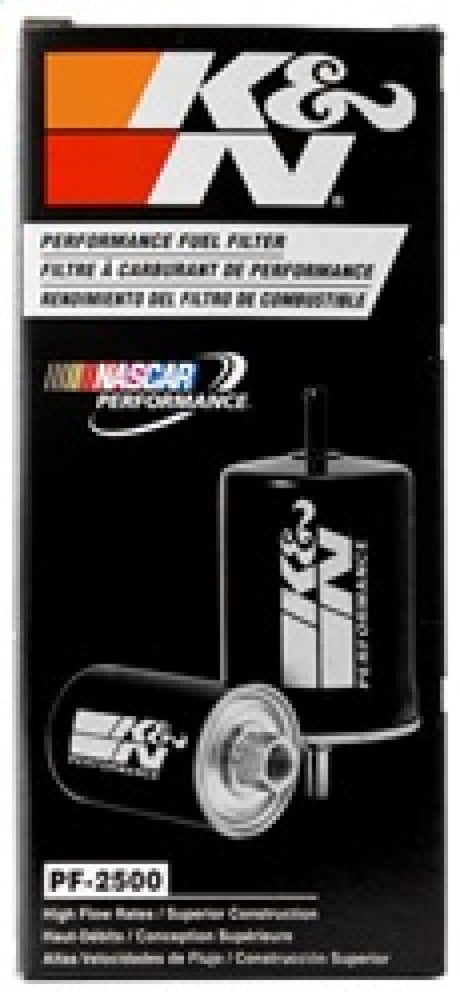 Filtre à carburant en cellulose K&amp;N 2,125 po de diamètre extérieur x 5,438 po de longueur
